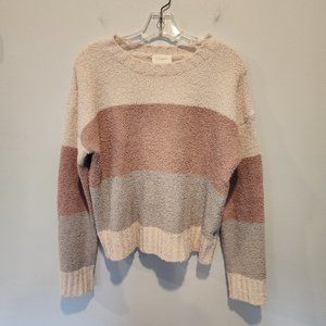 Mia & Tess Colorblock Sweater, Size L, EUC